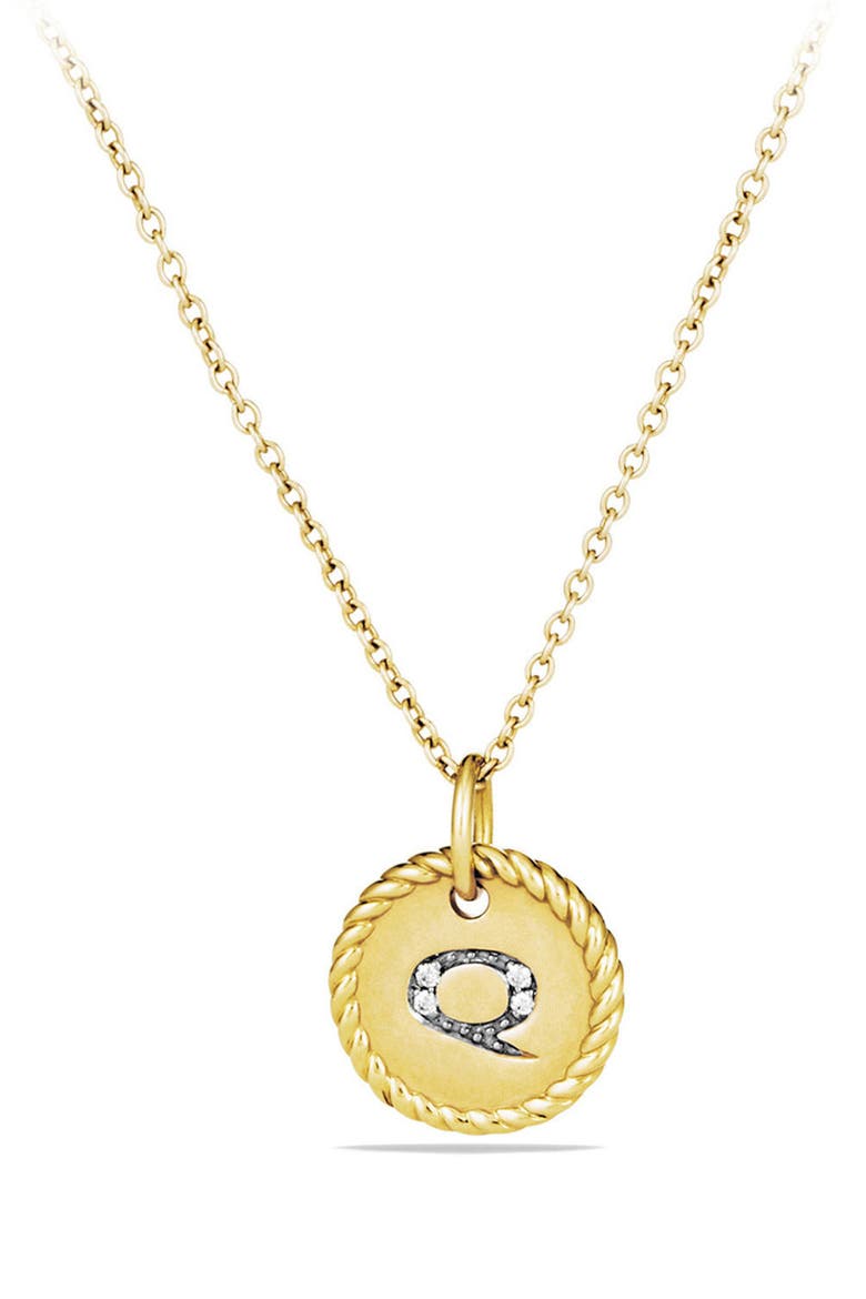 Cable Collectibles Diamond Initial Pendant Necklace video