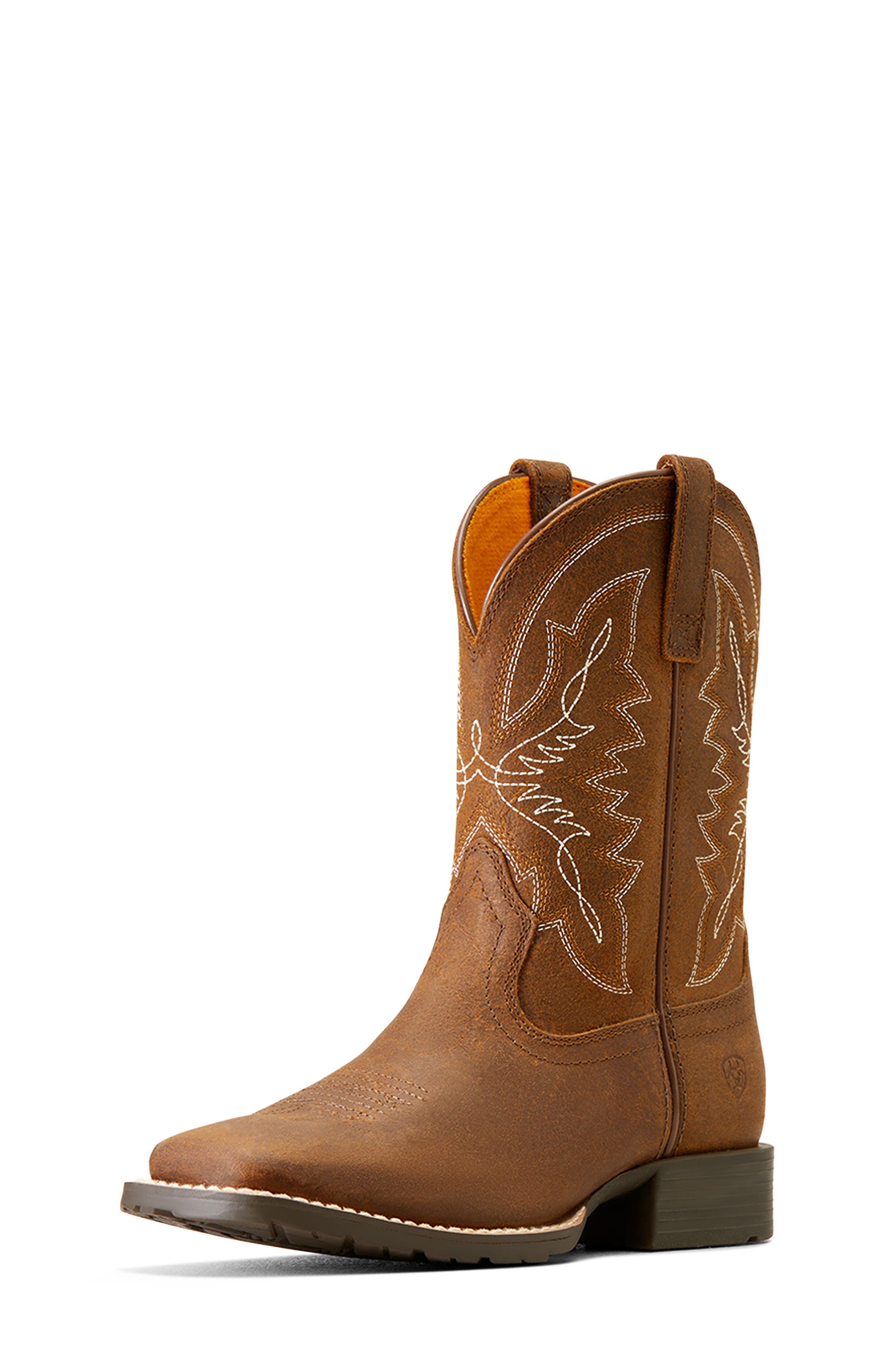Ariat Kids' Hybrid Rancher Cowboy Boot, Alternate, color, Distressed Tan