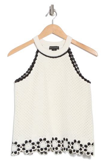 Design History Crochet Sweater Tank