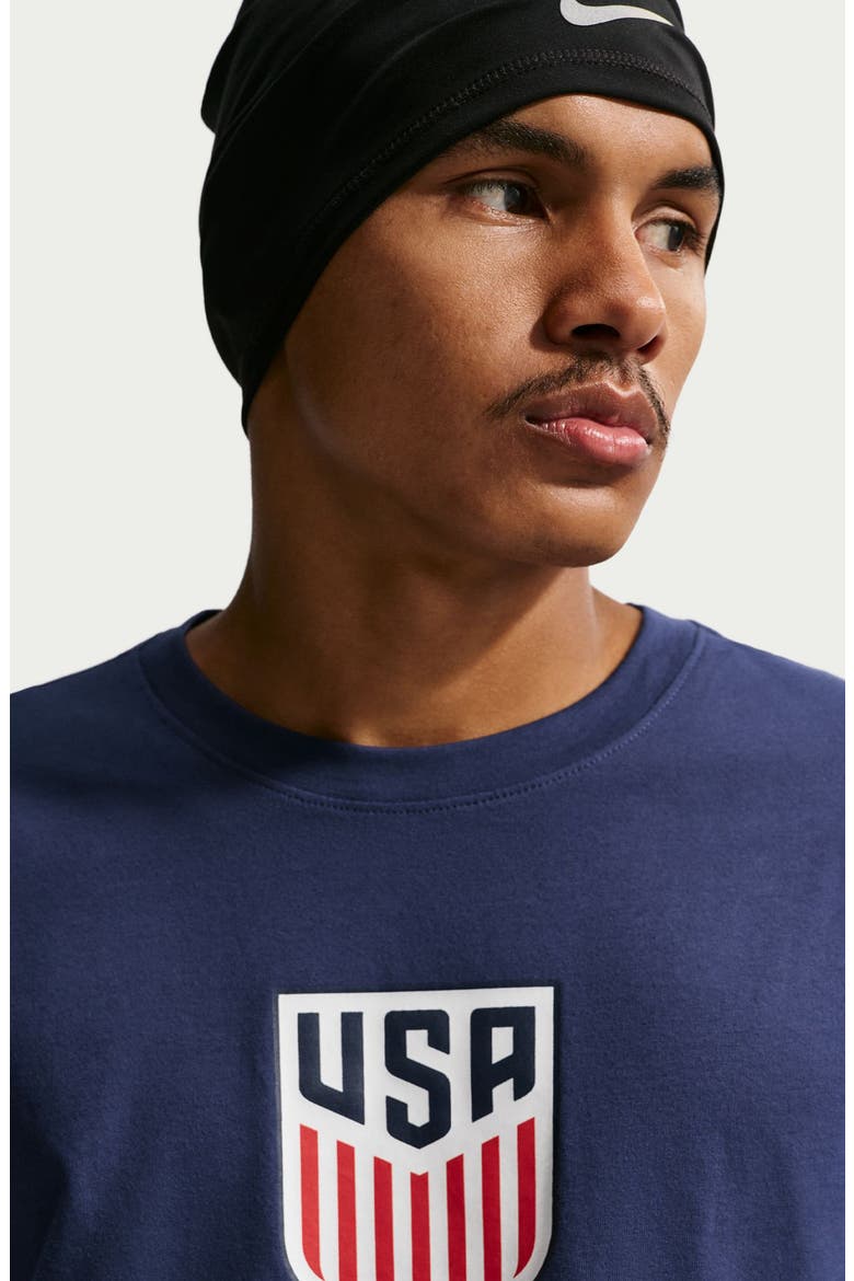 USMNT Crest Cotton Graphic T-Shirt, Alternate, color, MIDNIGHT NAVY