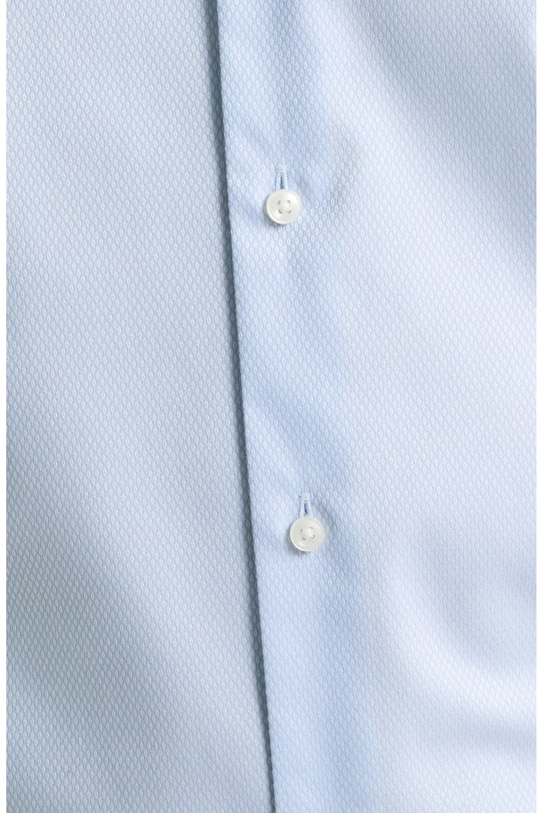 Hank Slim Fit Easy Iron Micro Pattern Dress Shirt, Alternate, color, LIGHT/ PASTEL BLUE