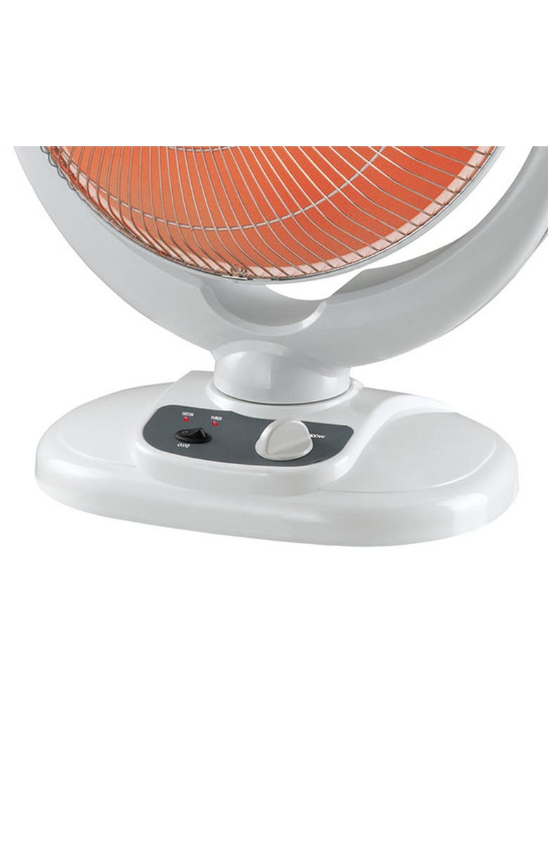 Optimus 14 in. Ocillating Dish Heater, Alternate, color, White