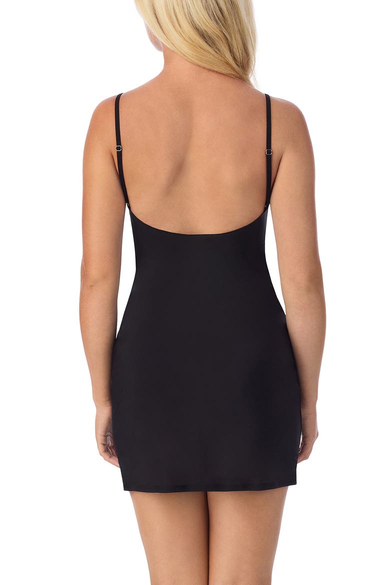 Heavenly Stretch Low Back Slip, Alternate, color, BLACK