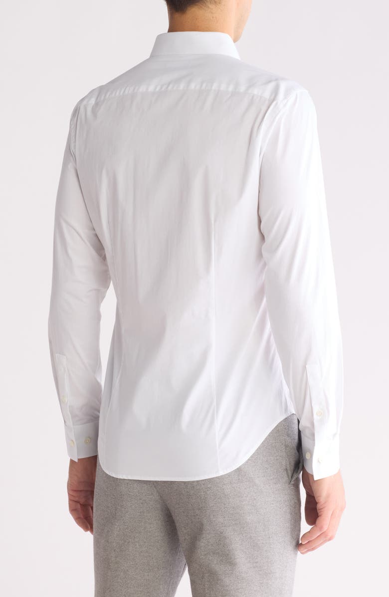 Theory Sylvain Poplin Shirt, Alternate, color, White
