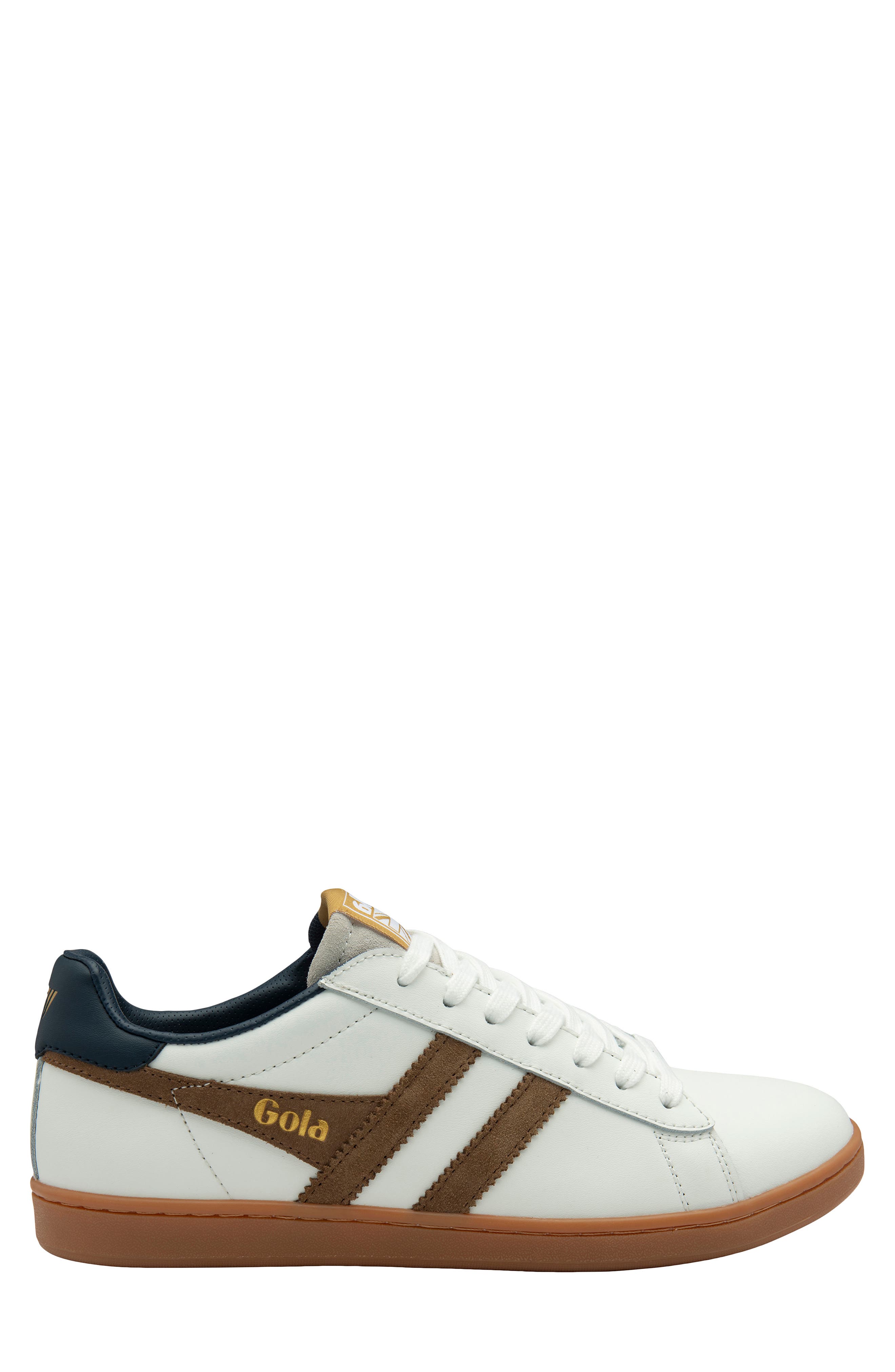 Gola Equipe II Sneaker, Alternate, color, White/ Tobacco/ Navy
