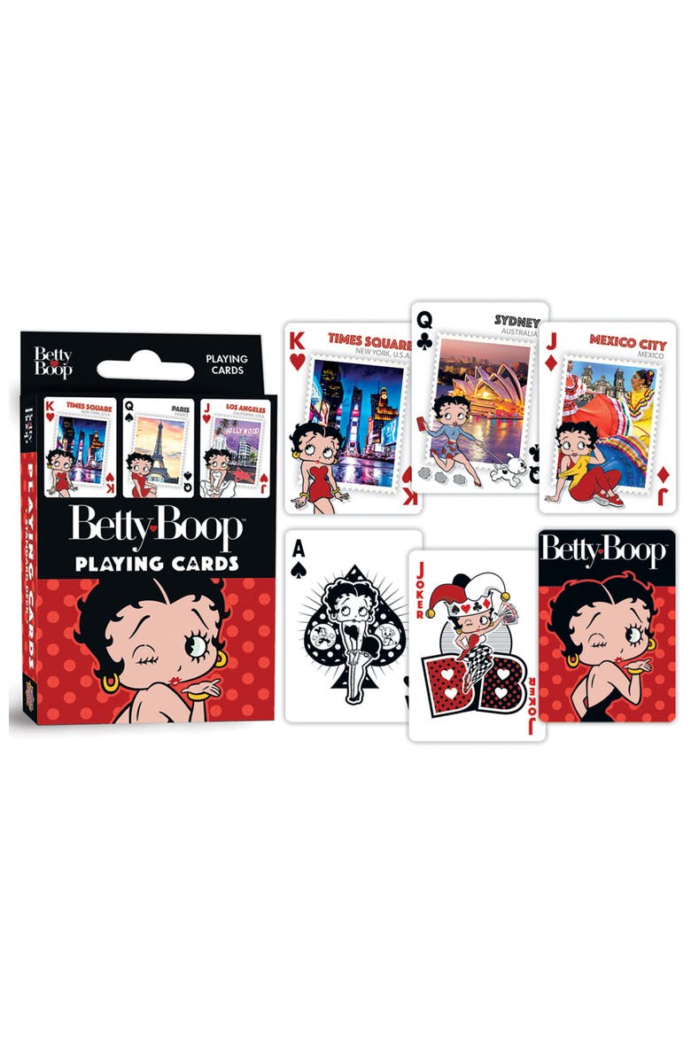 Betty Boop Playing Cards, Alternate, color, Multicolor