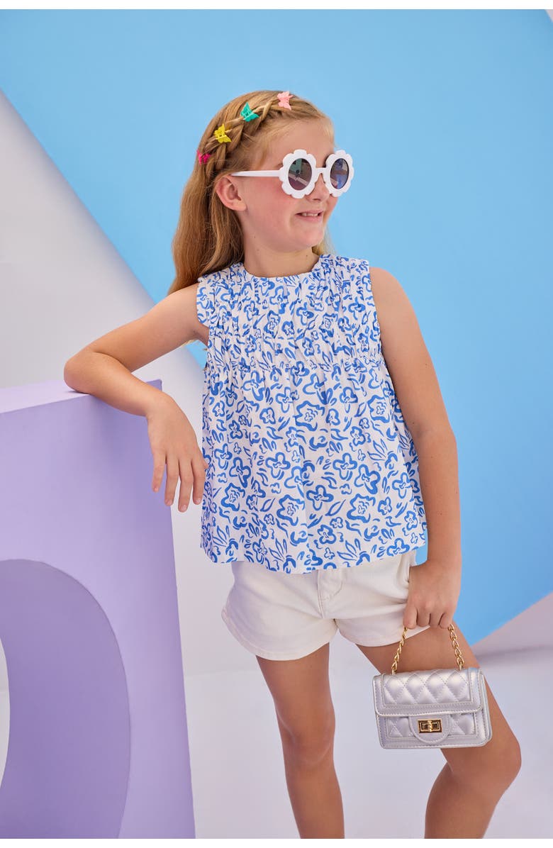 BISBY Kids' Sleeveless Anita Top, Alternate, color, Matisse Blooms