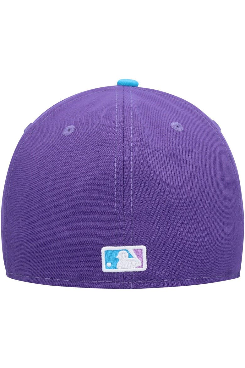 Men's New Era Purple Arizona Diamondbacks Vice 59FIFTY Fitted Hat, Alternate, color, Purple