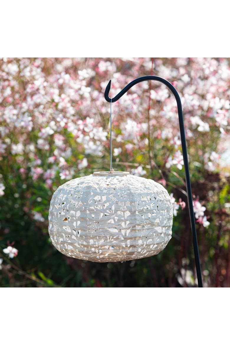 Soji Stella - Square - Solar Lantern, Alternate, color, Pearl