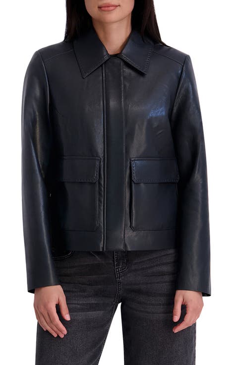 Faux Leather Jacket
