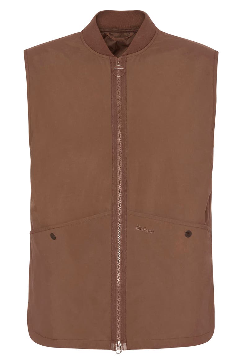 Bomber Zip Vest, Alternate, color, REDWOOD