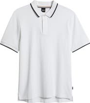 BOSS Parlay Tipped Cotton Polo