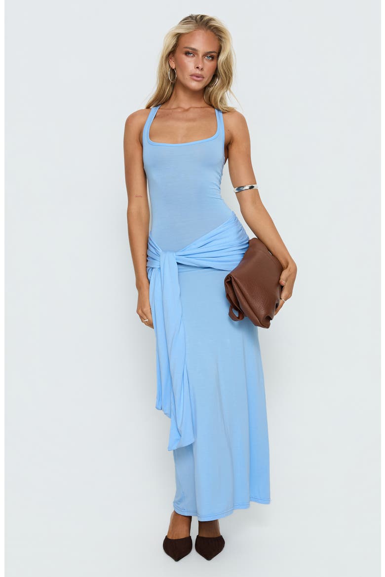Madisa Racerback Maxi Dress, Alternate, color, BLUE