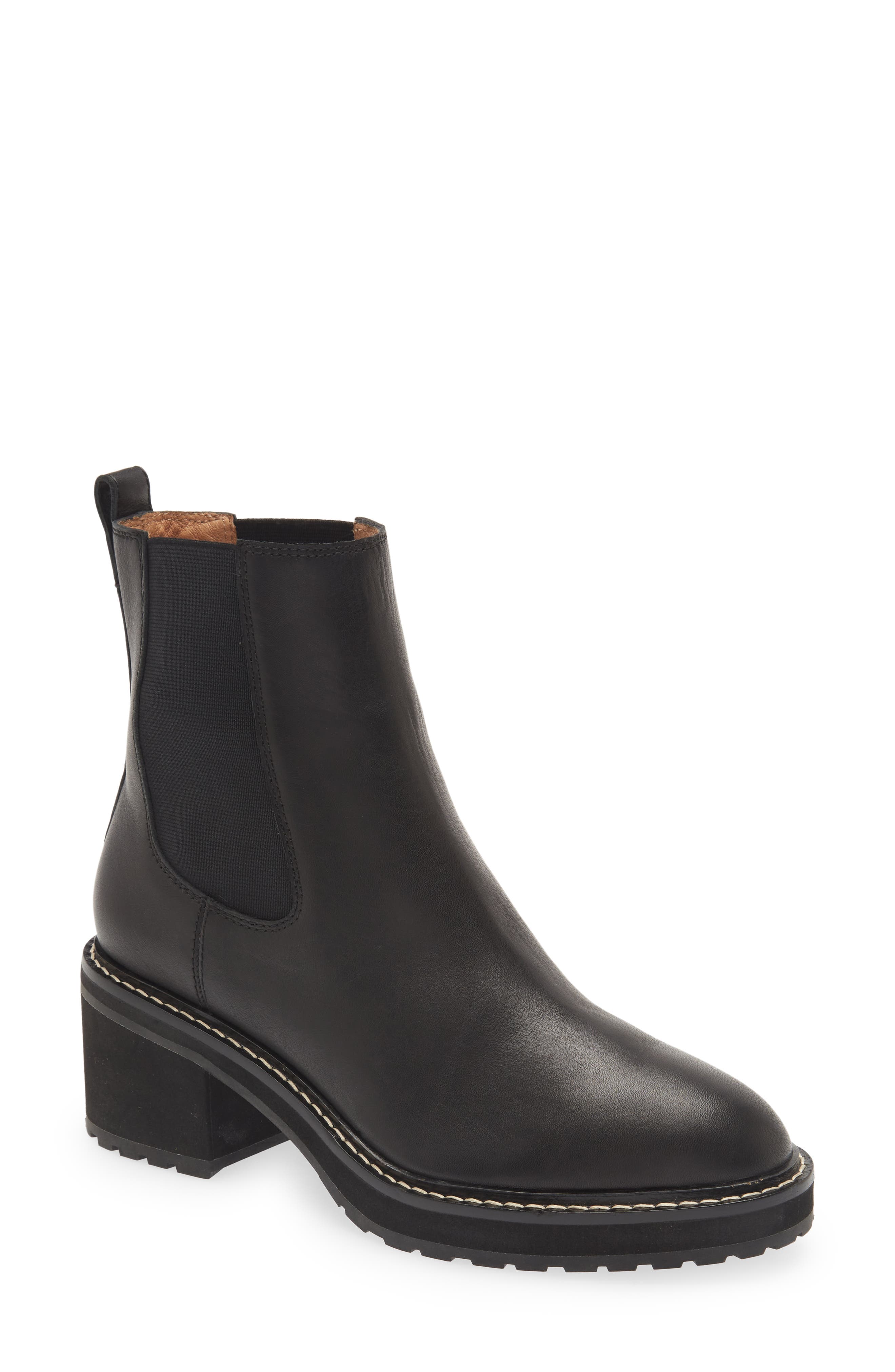 Kristin Chelsea Boot, Main, color, TRUE BLACK