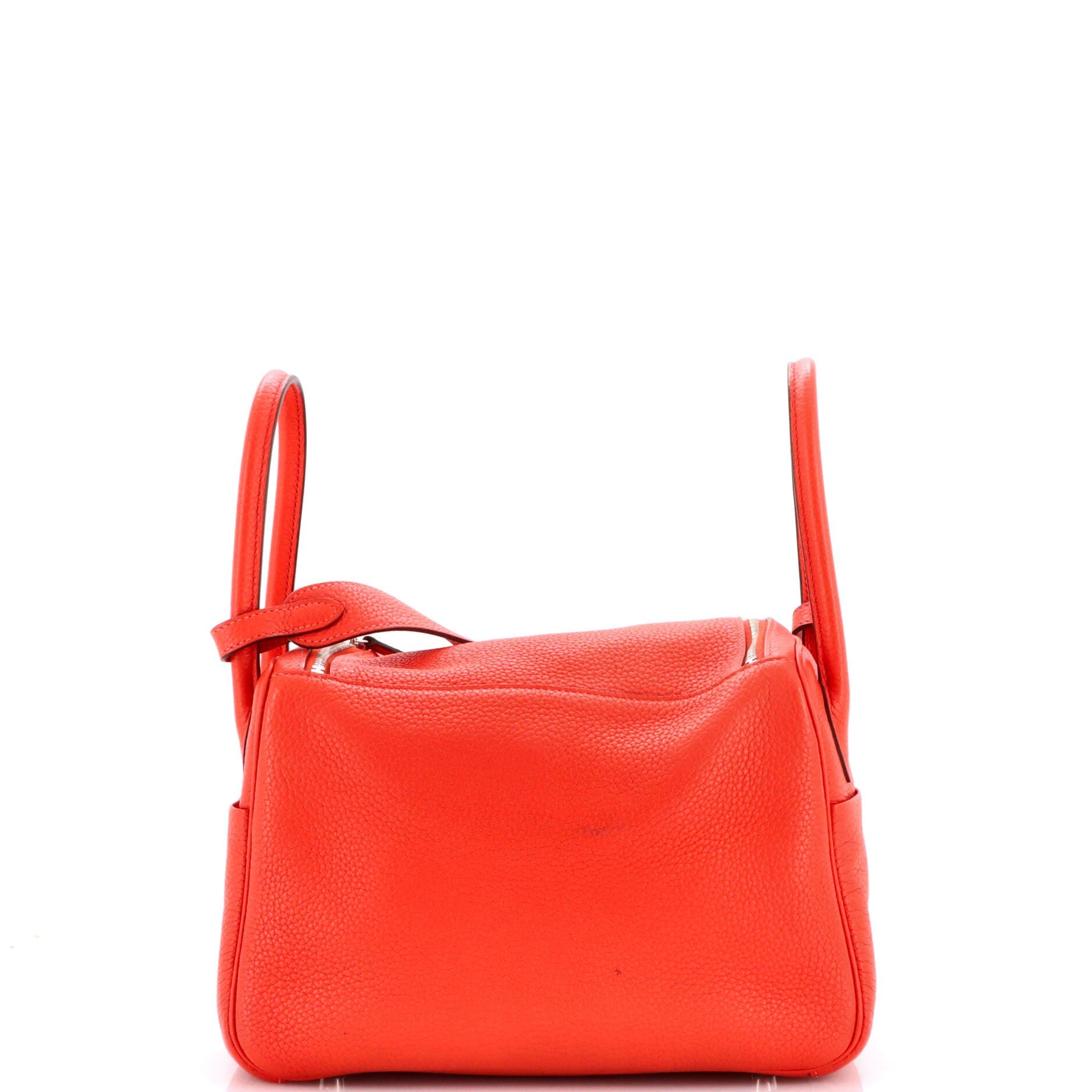 Pre-Owned Hermes Lindy Bag Clemence 26, Alternate, color, Rouge Pivoine