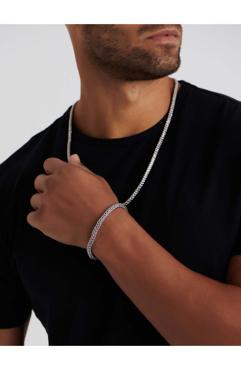 DEVATA Dragon Bone Chain Bracelet in Sterling Silver, 5mm, Alternate, color, Silver