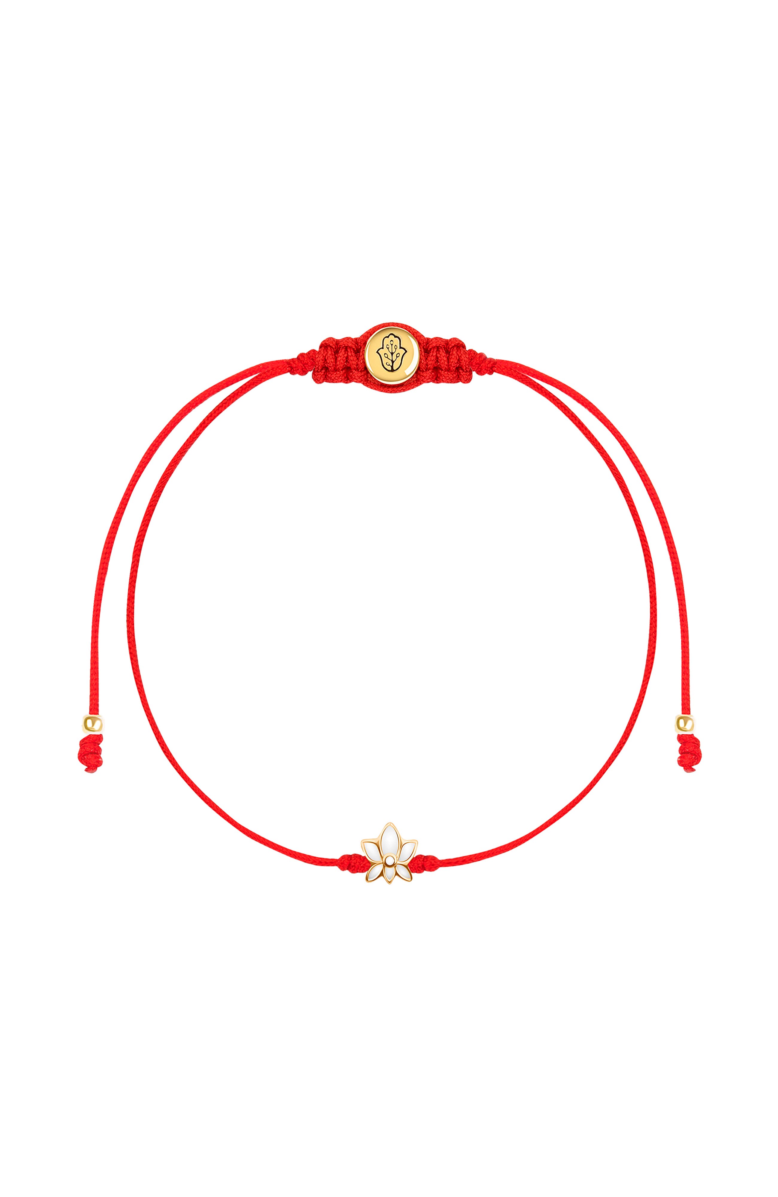 selected Red, gold, white