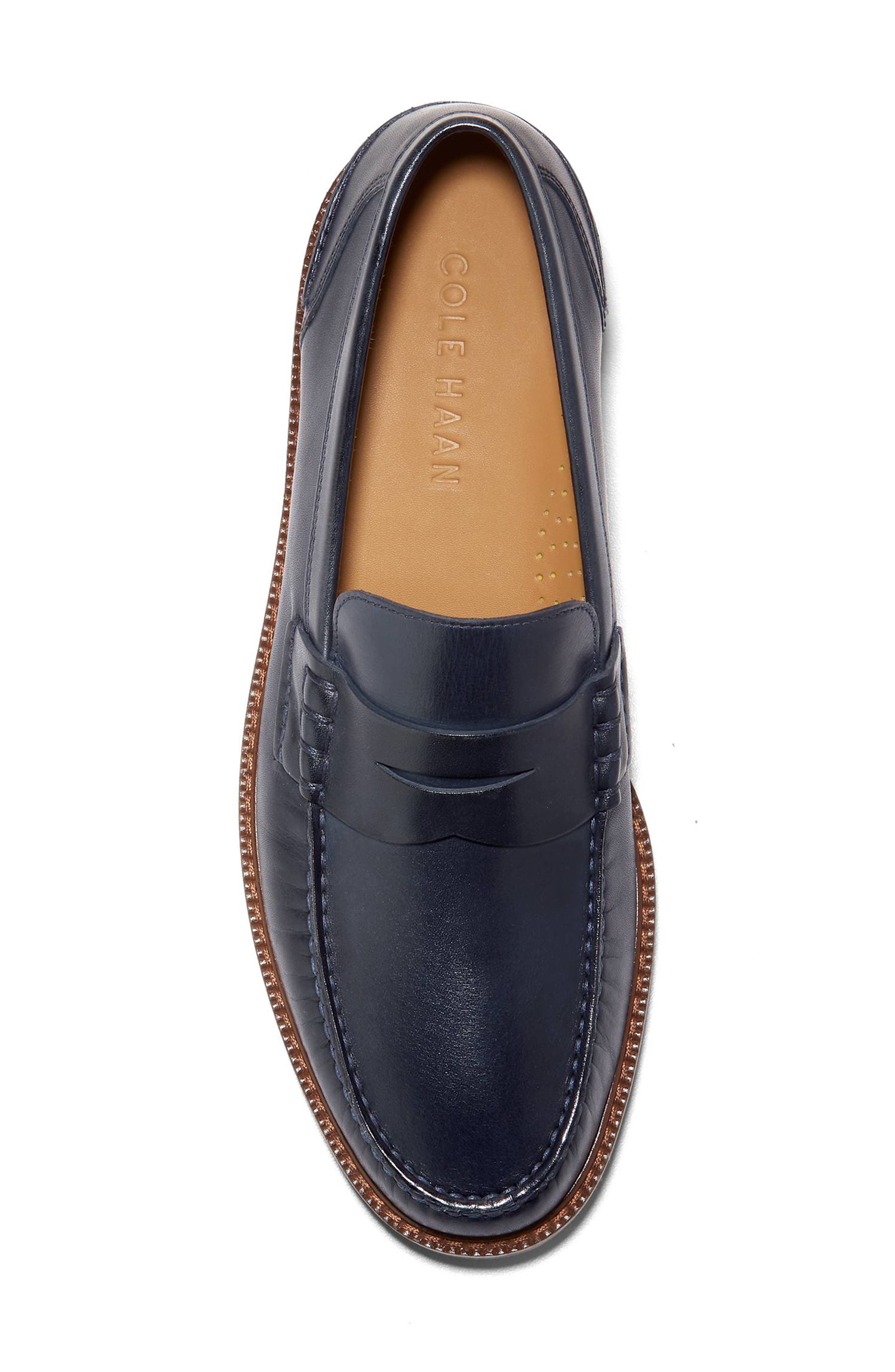 Cole Haan Pinch Penny Loafer, Alternate, color, Navy Blaze