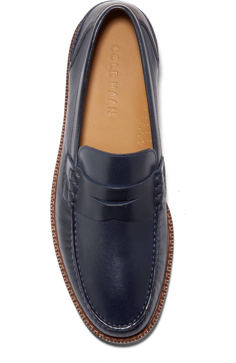 Cole Haan Pinch Penny Loafer, Alternate, color, Navy Blaze