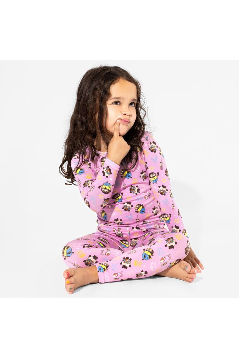Kids' Despicable Me 4 Minions Always Popping Set of 2 Piece Pajamas, Alternate, color, Minions Always Popping