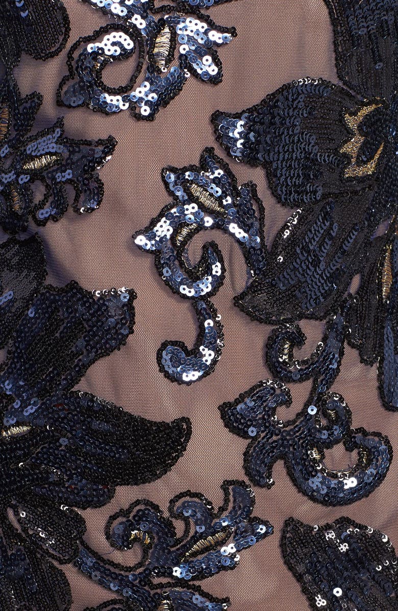 Dress the Population 'Bailey' Sequin Lace Minidress, Alternate, color,