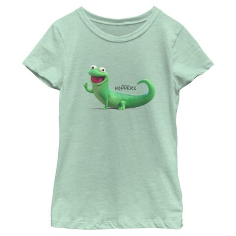 Girl's Hoppers Tom Lizard Happy and Cute Pose  Graphic T-Shirt