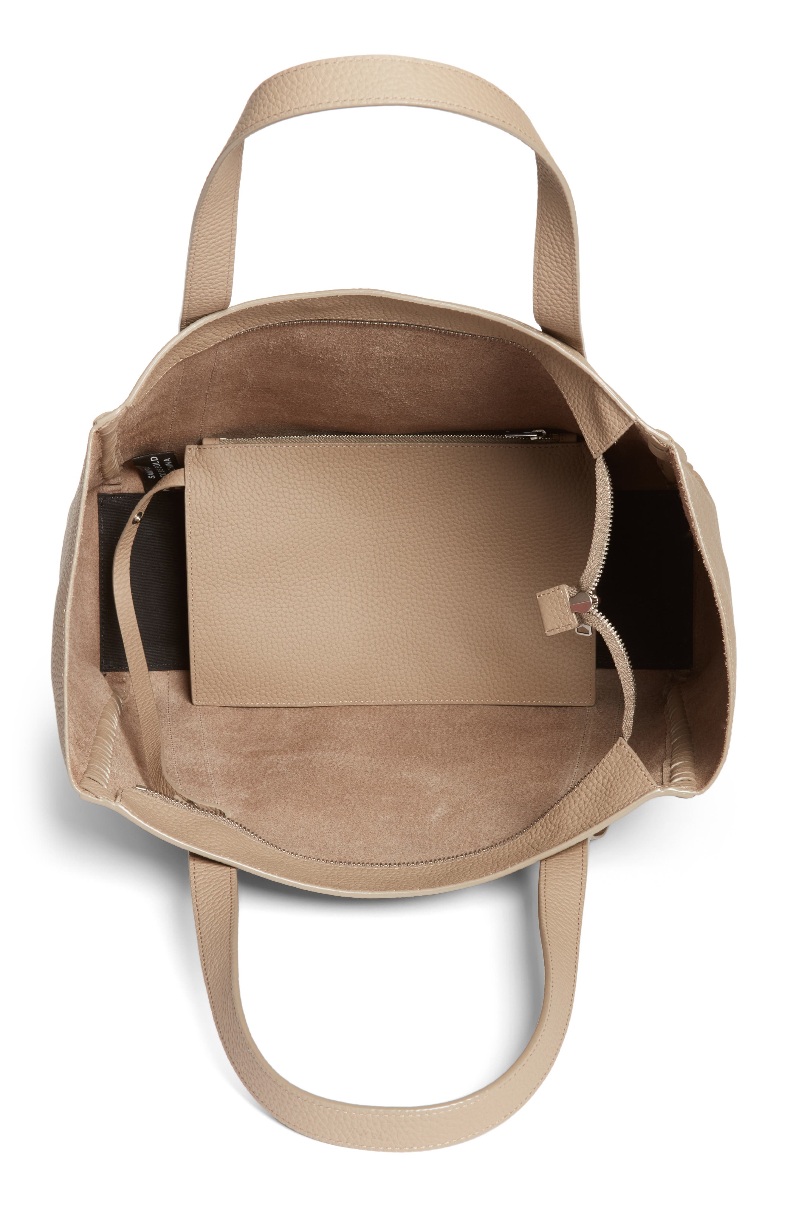 AllSaints Raye Leather Tote, Alternate, color, 