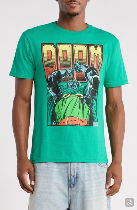 Doom 4 Cotton Graphic T-Shirt