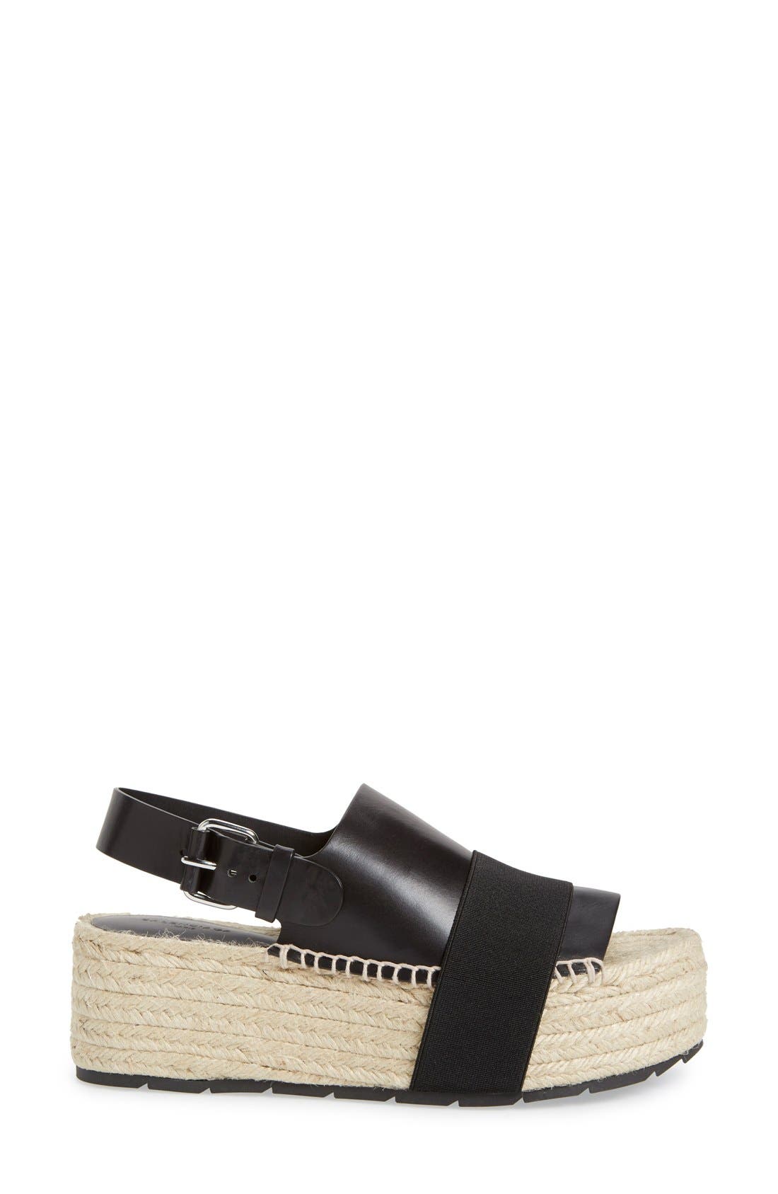 Balenciaga Espadrille Platform Sandal, Alternate, color, 