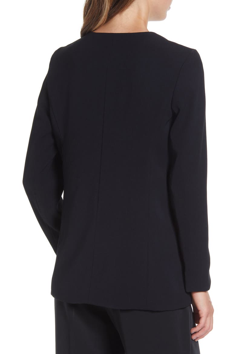 Open Front Blazer, Alternate, color, BLACK