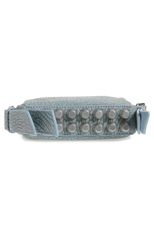 Alexander Wang Ricco Mini Studded Leather Crossbody Bag In Blue
