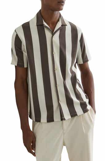 Dexter Stripe Camp Shirt