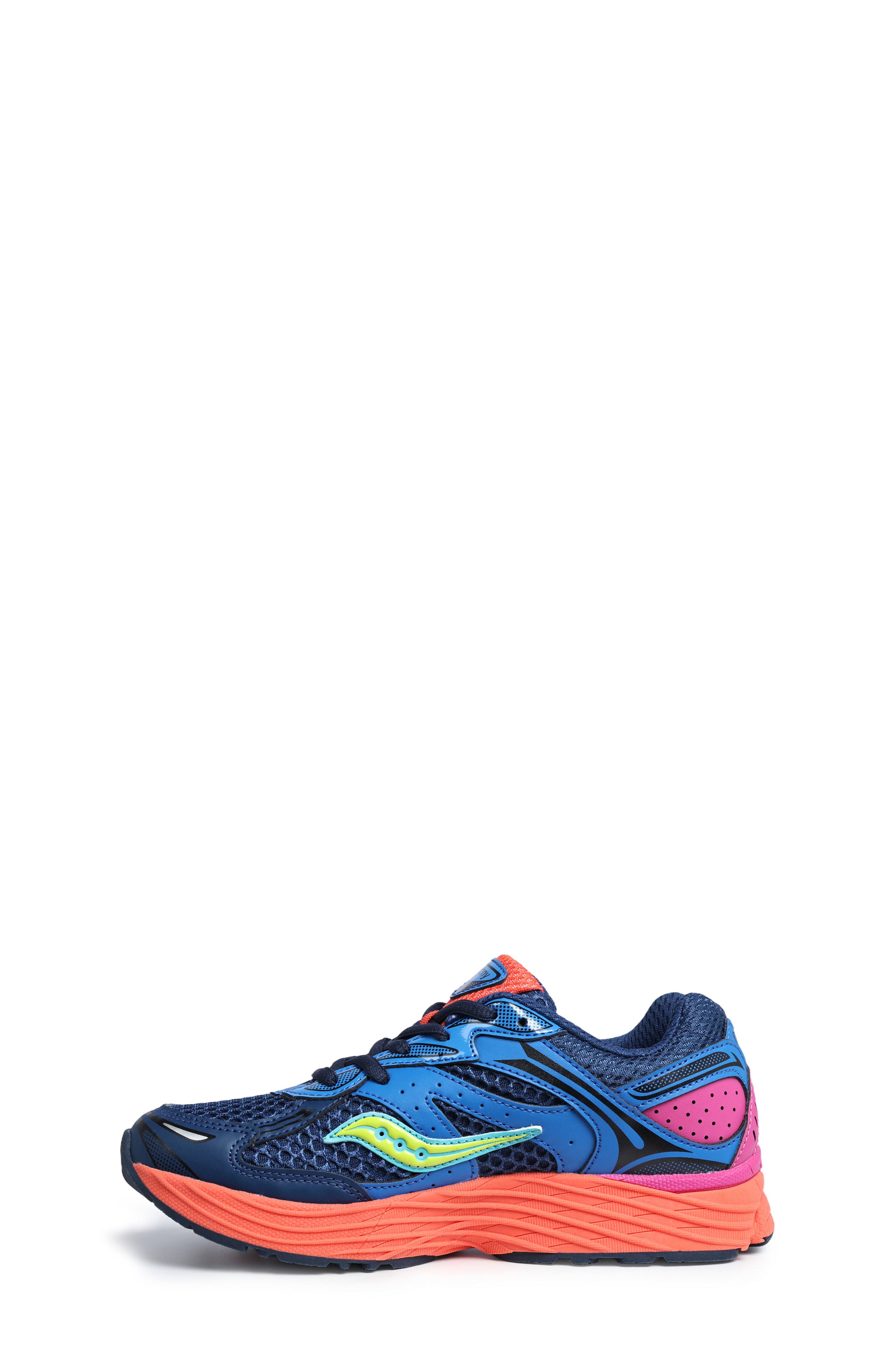 Saucony Kids' Omni 9 Sneaker, Alternate, color, Navy/ Blue