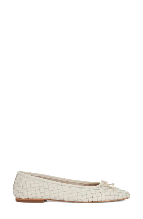 Dune London Heat Leather Ballet Flat In Multi