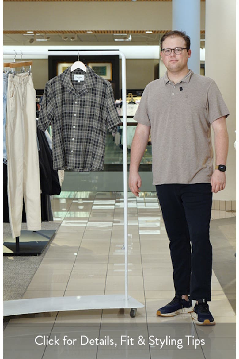 Plaid Seersucker Short Sleeve Button-Up Shirt video