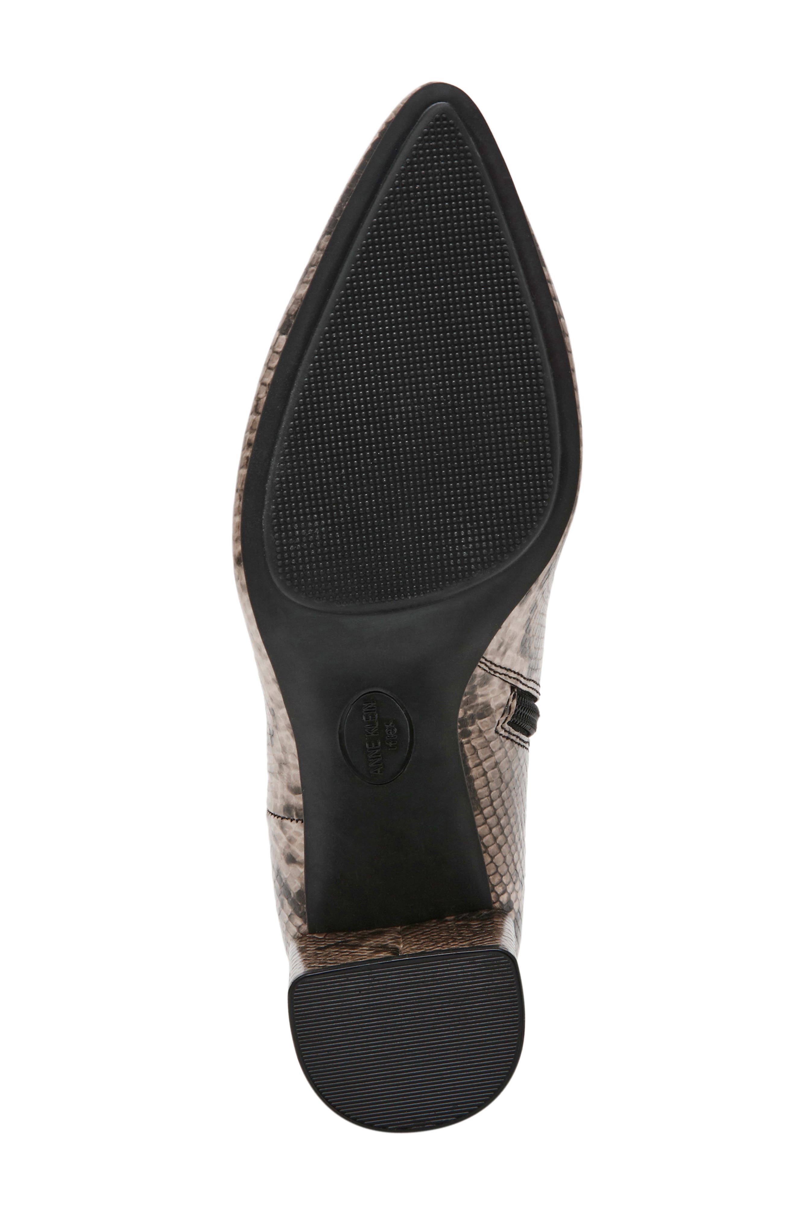 Anne Klein Beth Snakeskin Embossed Knee High Boot, Alternate, color, 