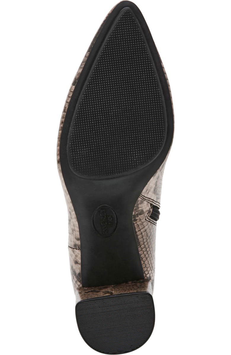 Anne Klein Beth Snakeskin Embossed Knee High Boot, Alternate, color,