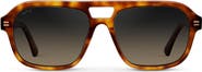 WMP Eyewear Ember - 54mm Classic Aviator Polarized Sunglasses