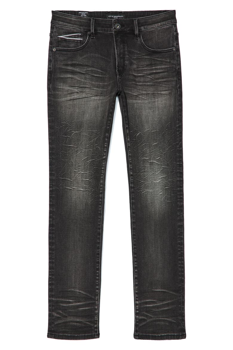 Rocker Slim Fit Jeans, Alternate, color, ASH