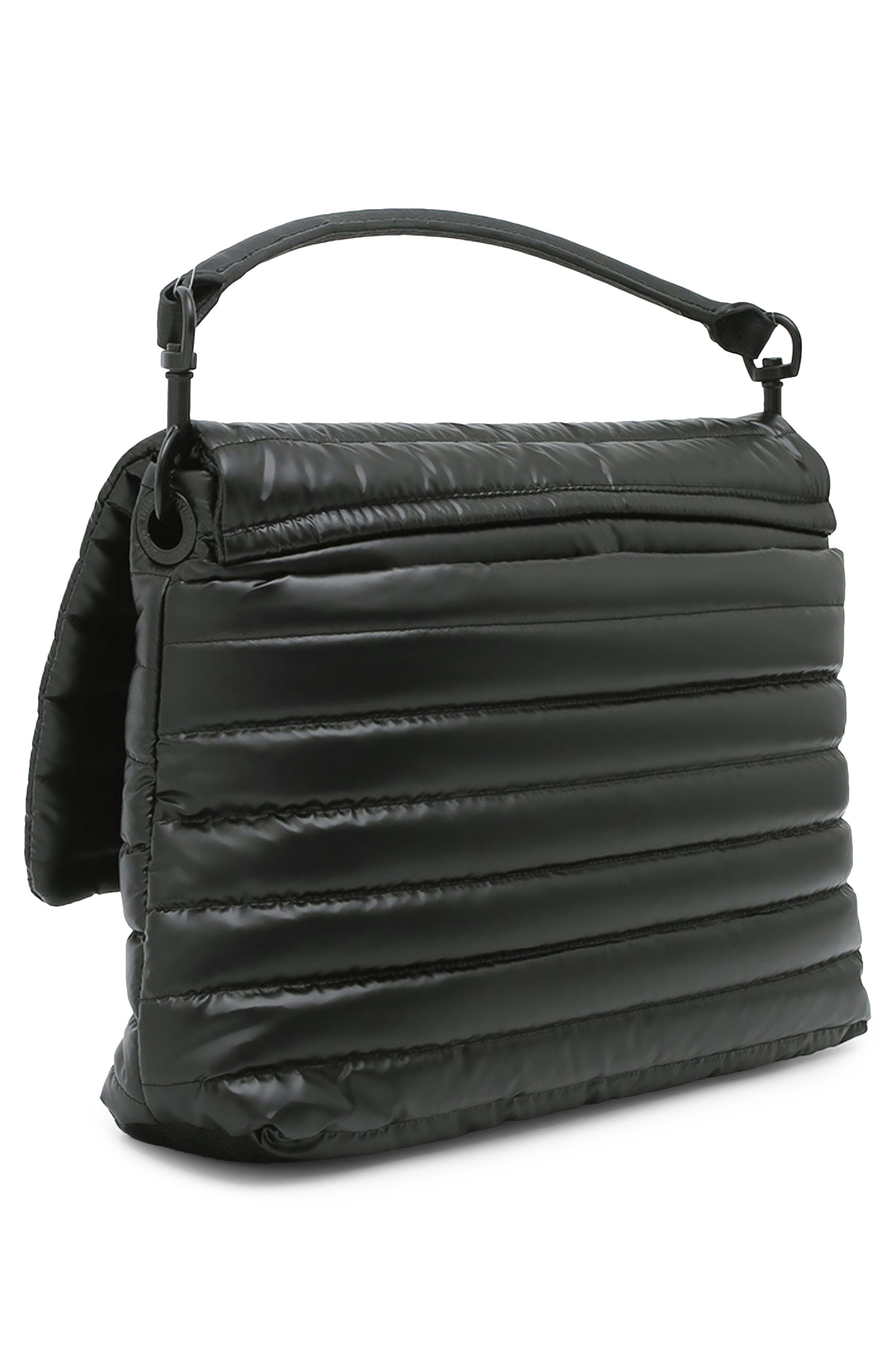 Lady Flap Shoulder Bag, Alternate, color, PEARL BLACK