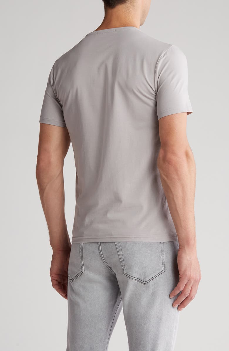 T.R. PREMIUM 3D Abstract Graphic Print T-Shirt, Alternate, color, Cool Grey