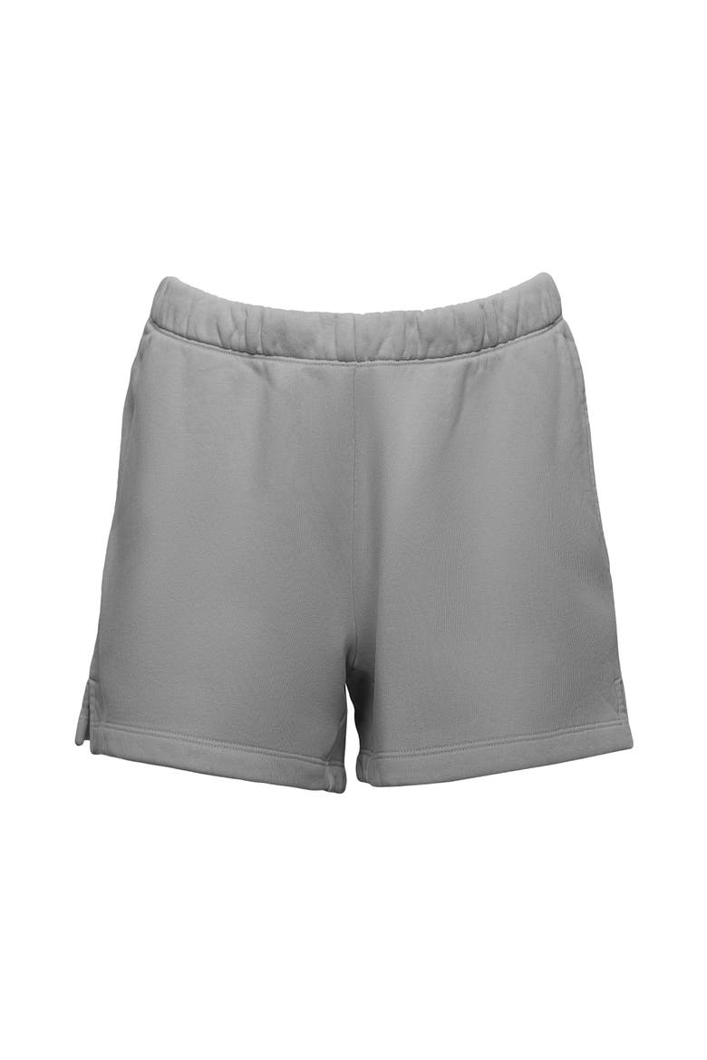 Women's Organic Cotton Teddy Everywhere Shorts, Alternate, color, Ash
