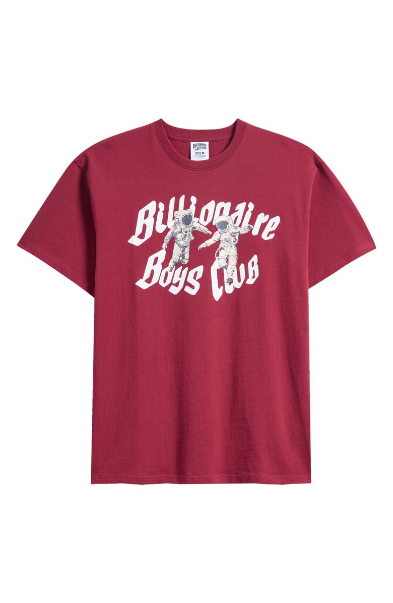 Billionaire Boys Club BB Flyers Astronaut Cotton Graphic T-Shirt, Alternate, color, Rhododendron