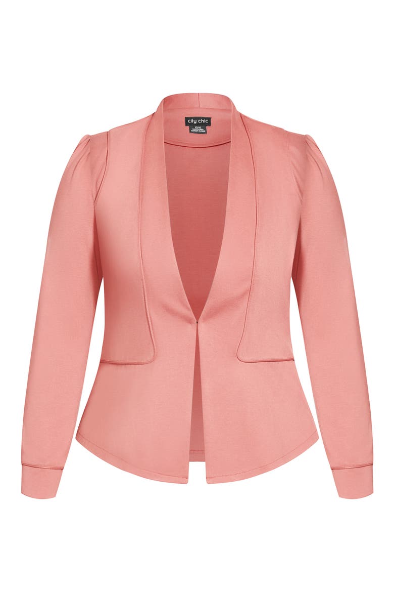 Piping Praise Jacket, Alternate, color, DUSTY PEACH