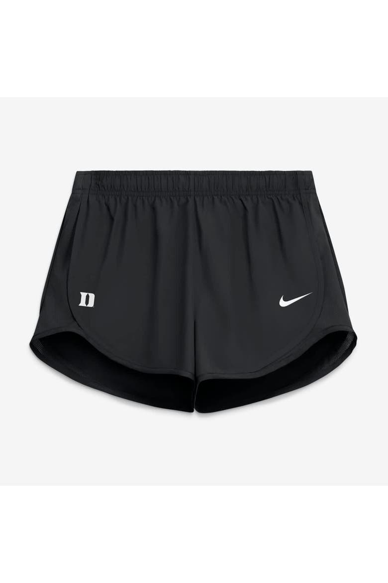 Women's Nike Black Duke Blue Devils Tempo Mid-Rise Dri-FIT Shorts, Main, color, Black