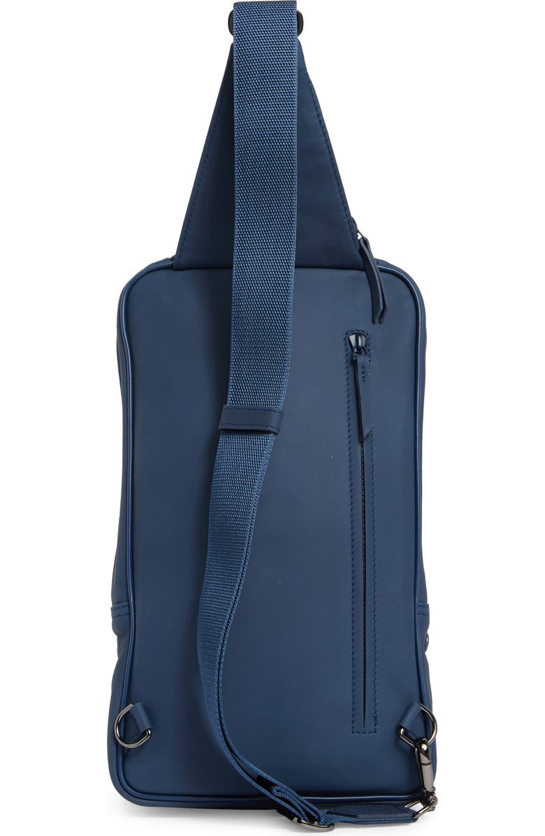 Longchamp Small Parisis Leather Sling Bag, Alternate, color, Baltik