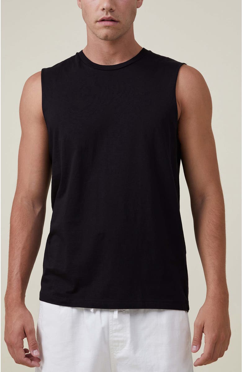 Cotton On Men's Organic Muscle, Main, color, 