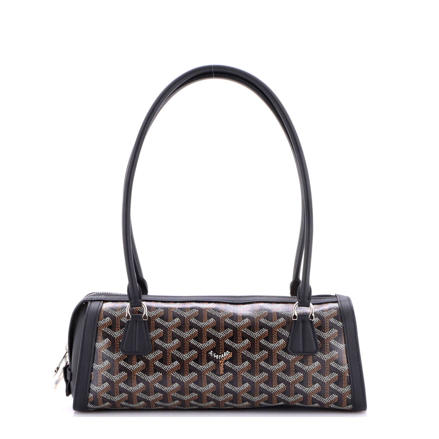 Bonbonniere Bag Coated Canvas, Main, color, Black