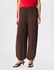 Whistles Balloon Tie Hem Trousers