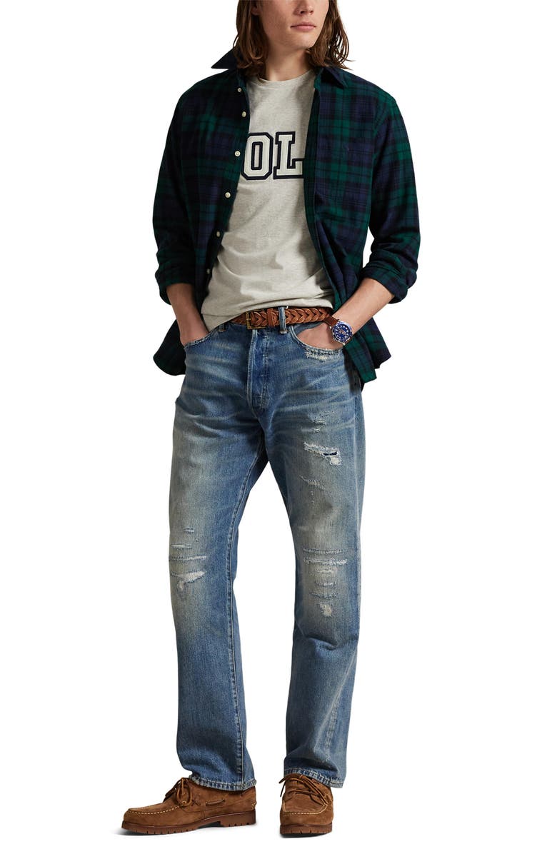 Polo Ralph Lauren Classic Fit Logo Cotton Jersey T-Shirt, Alternate, color, Light Sport Heather